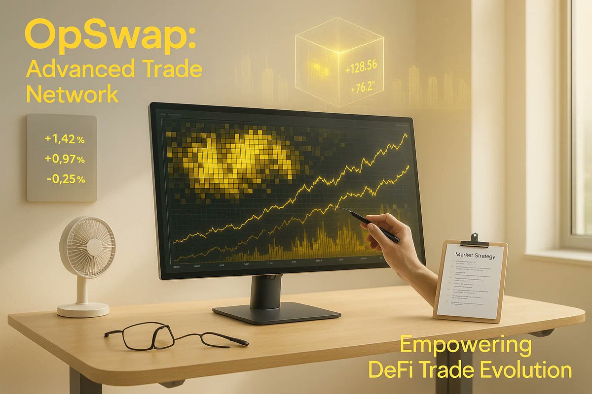 Opswap_protocol's tweet image. 🖥️ The OpSwap engine keeps leveling up.

From real-time signals to rapid execution, every part of this system is built to give traders the clearest edge in a fast-moving market.

Smarter tools, sharper insights — powering global DeFi growth one trade at a time. 🌍
