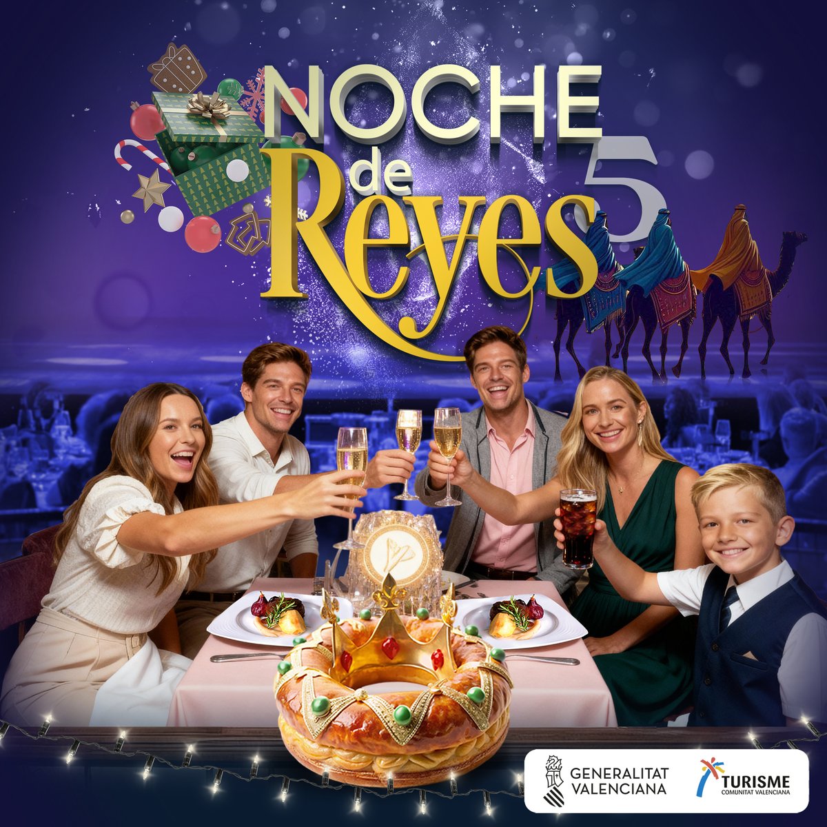 Beniexcursions's tweet photo. ✨ Gala del Roscón de Reyes en Benidorm Palace
📅 5 enero 2026.  Vive la noche más mágica con  “Elements”, ya nombrado el mejor show de los últimos años. 
🍰 Roscón de Reyes incluido.
👑 Magia, tradición y espectáculo en un solo lugar.
https://t.co/VBQ7ob2Bkq https://t.co/pgJR3aBUUN