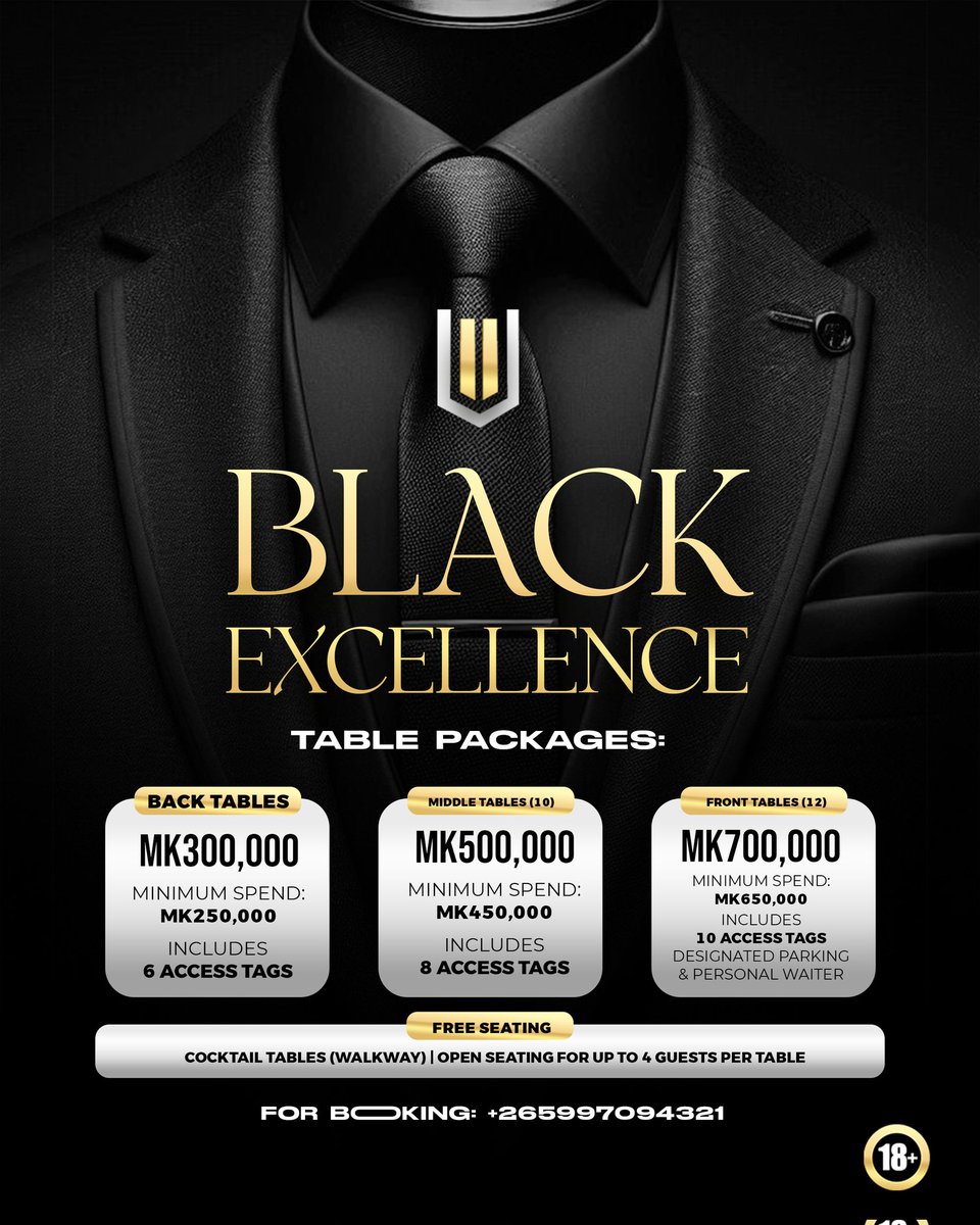 Kukwithu's tweet image. “BLACK EXCELLENCE AT ILLUSIONZ”

With THE DOC, NAMADINGO 🌟🐐

A Black Tie night honoring the trailblazers &amp;amp; creatives defining our future

Toast to brilliance and connect in style.

Dress code: Black Tie 
20K Per 👤

#BlackExcellence 
#IllusionzNights 
#LuxuryCulture