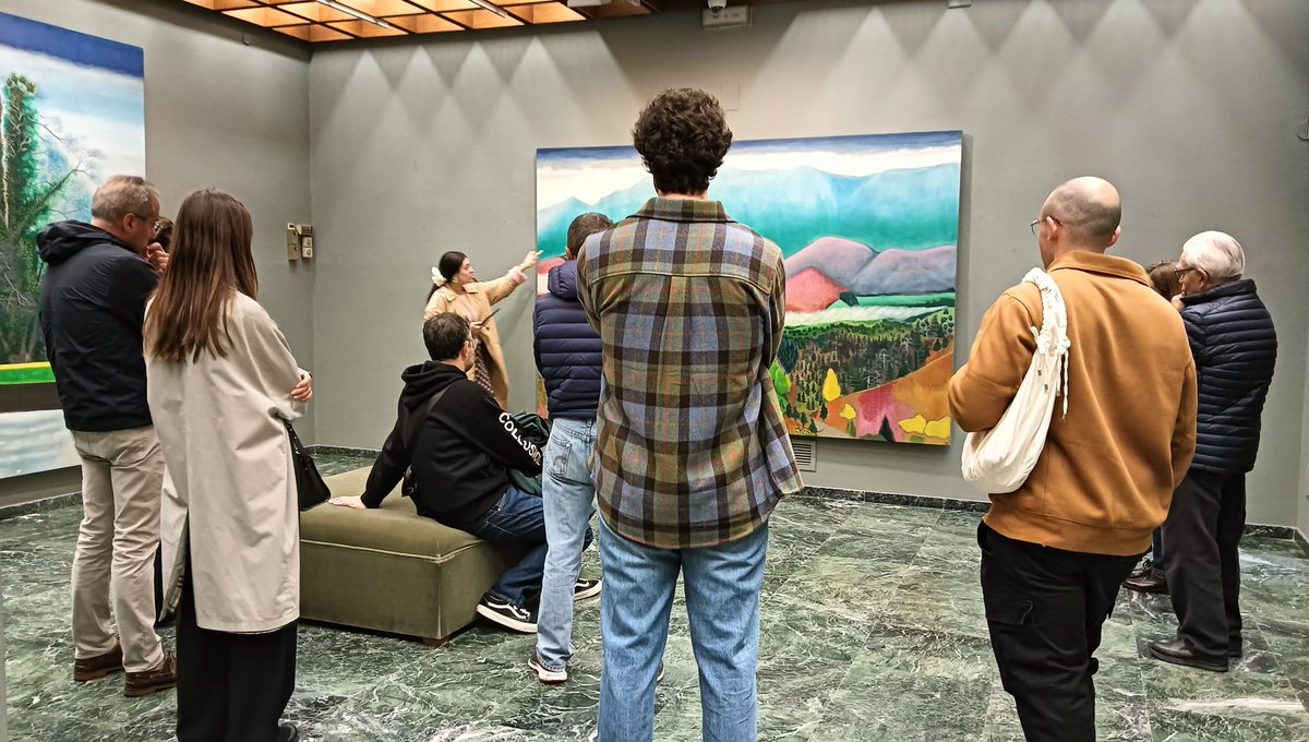 La historiadora del arte Carmen Estrada lidera una visita a la exposición "Circum", de Juan Antón, en <a href="/evaristo_valle/">Museo Evaristo Valle</a> (12.30h)