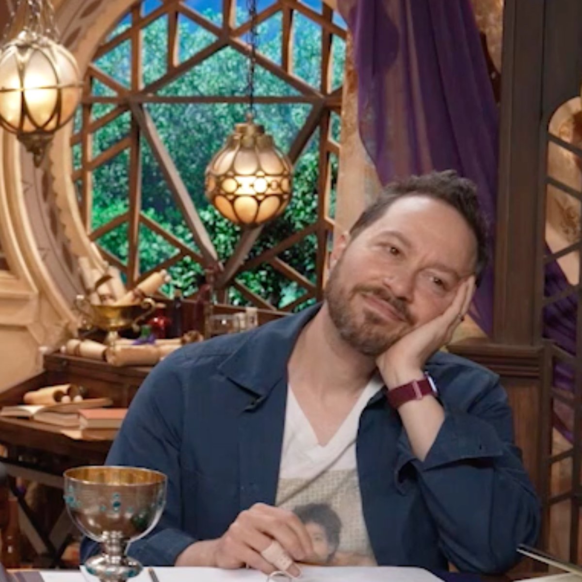 the way sam looks at brennan describing his world is so :') #criticalrolespoilers