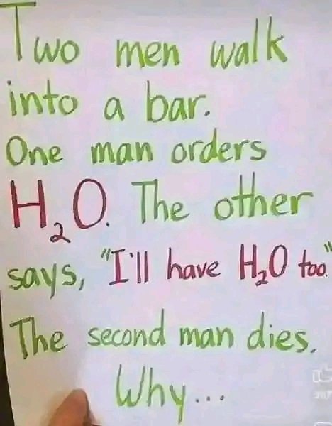 Rainmaker1973's tweet image. Riddle me this ⚗️