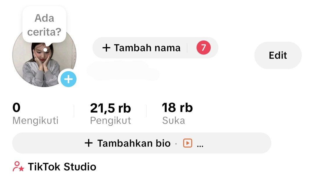 jeje 𐙚 jual akun tiktok! tweet media
