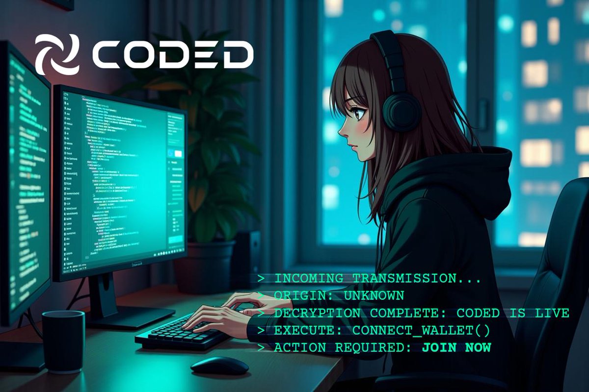 MaheshAndiappan's tweet image. Every raid. Every build. Every holder- contributes to the code.
This is the network that builds itself $CODED
Join @Itsallcoded

H1XL8qRsthUTZg2XpM8YmkfYuryL9cA7wywyYGsdpump