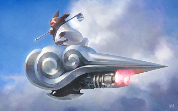 #このタグを見た人は黙って乗り物に乗ったキャラを貼れ