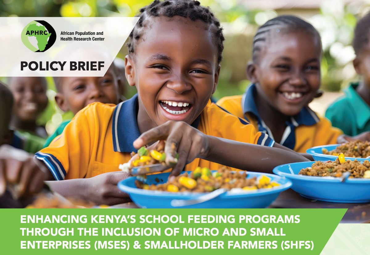 🔊 New policy brief! 

Kenya feeds 2.6M learners, but Micro and Small Enterprises &amp; smallholder farmers are not fully included in school meal supply chains.

💡 Procurement is complex
💡 Aggregation is weak
💡 Policies lack practical integration

We recommend 30%+ local