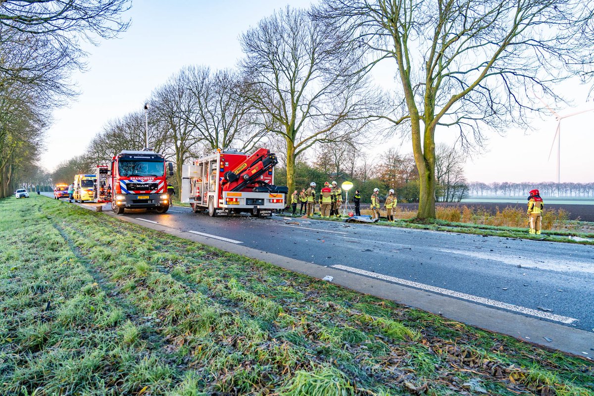 Ernstig ongeval op de Rietweg bij Dronten