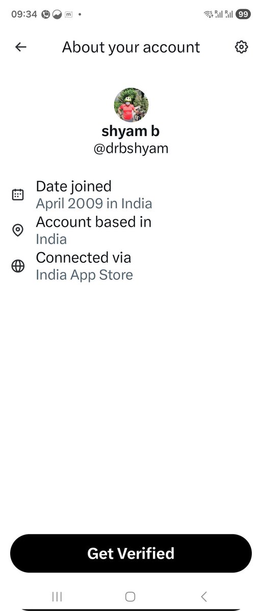 drbshyam's tweet photo. @Iyervval @centerofright Got this when I clicked on the joining date https://t.co/U86gmOm6jd