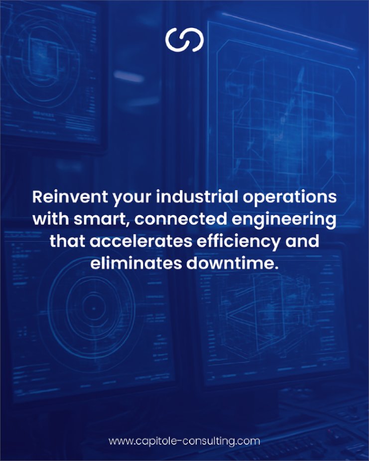 Capitole_Tech's tweet image. Industrial leaders are moving fast toward smarter, more connected operations, and the results speak for themselves: 
✅ higher efficiency
✅ fewer interruptions
✅ stronger output

👉 Explore our engineering solutions: capitole-consulting.com/solutions/#ind…