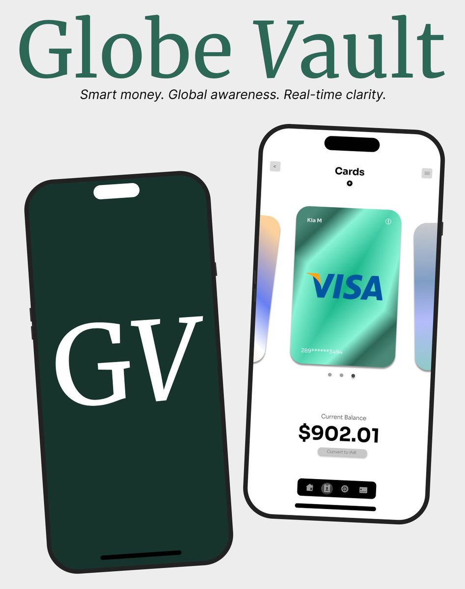 Siddhi__G's tweet image. Globe Vault - A multi-currency banking app. 

#ux #UIDesign #visualdesign #Banking
