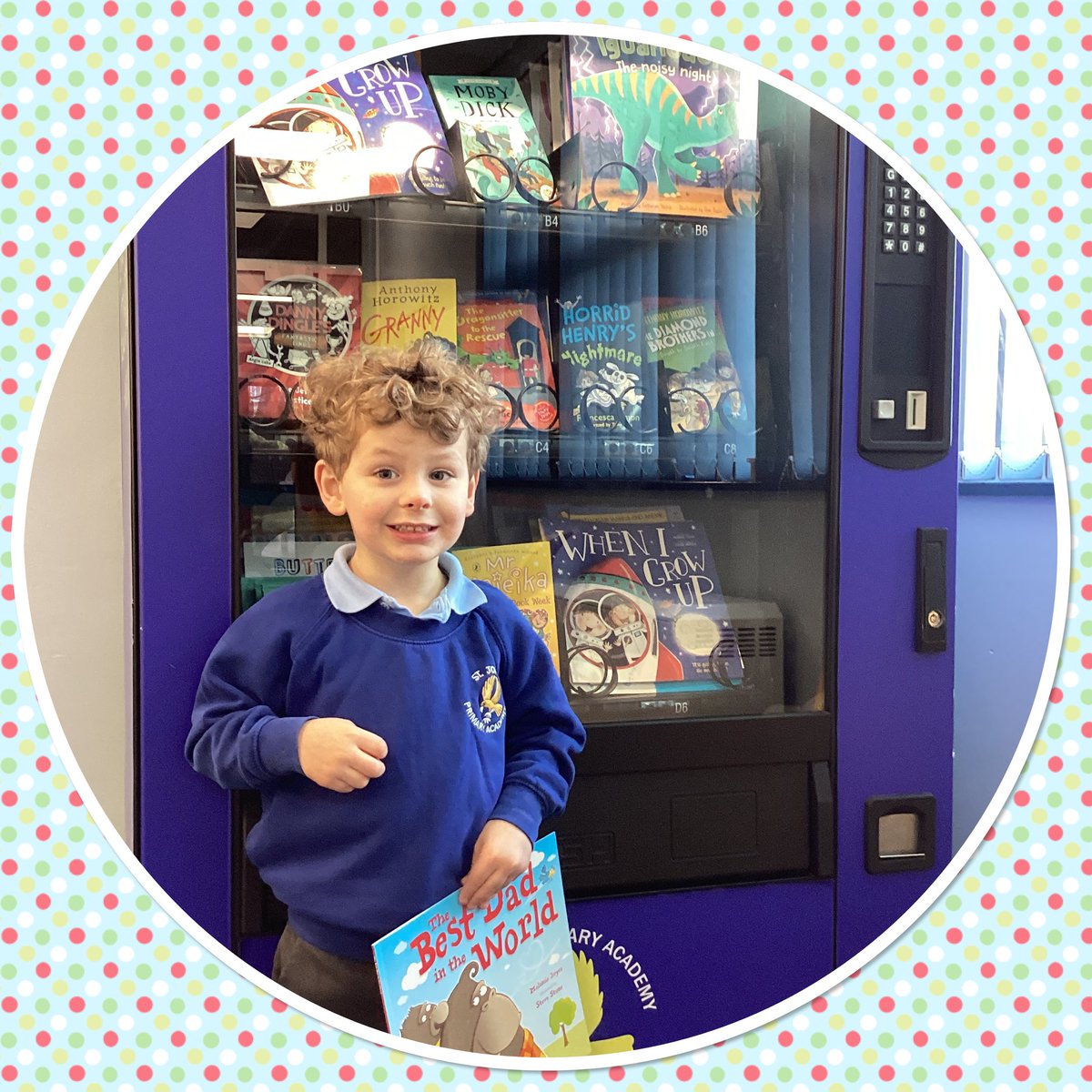 StJohns_Eagle's tweet photo. Congratulations to our book token winner this week.  Mrs Morgan, Mrs Taylor and Mrs McCann are very proud of you 👏💛💙🐝 https://t.co/NCTnrUxElH