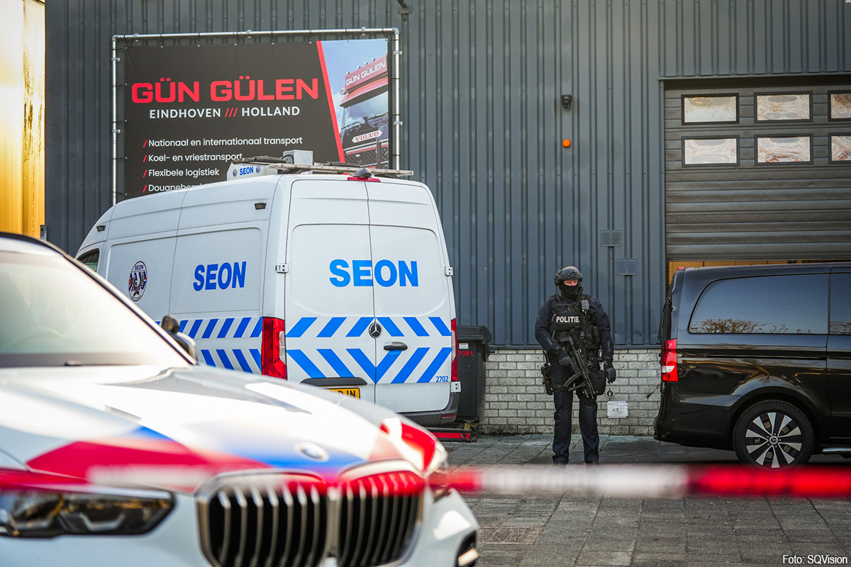 Inval bij transportbedrijf in Eindhoven