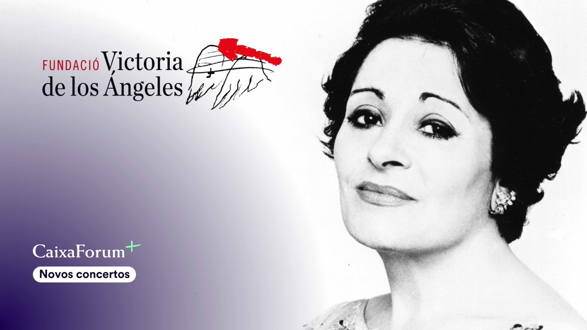 Estrearam novos concertos de Victoria de los Ángeles na #CaixaForumPlus. A <a href="/fundvda/">VictoriadelosÁngeles</a> celebra o legado da grande soprano, onde a arte, a emoção e o talento se unem em cada concerto.

➡ caixaforumplus.org/s/fundacion-vi…

#FundaçãolaCaixa #BancoBPI