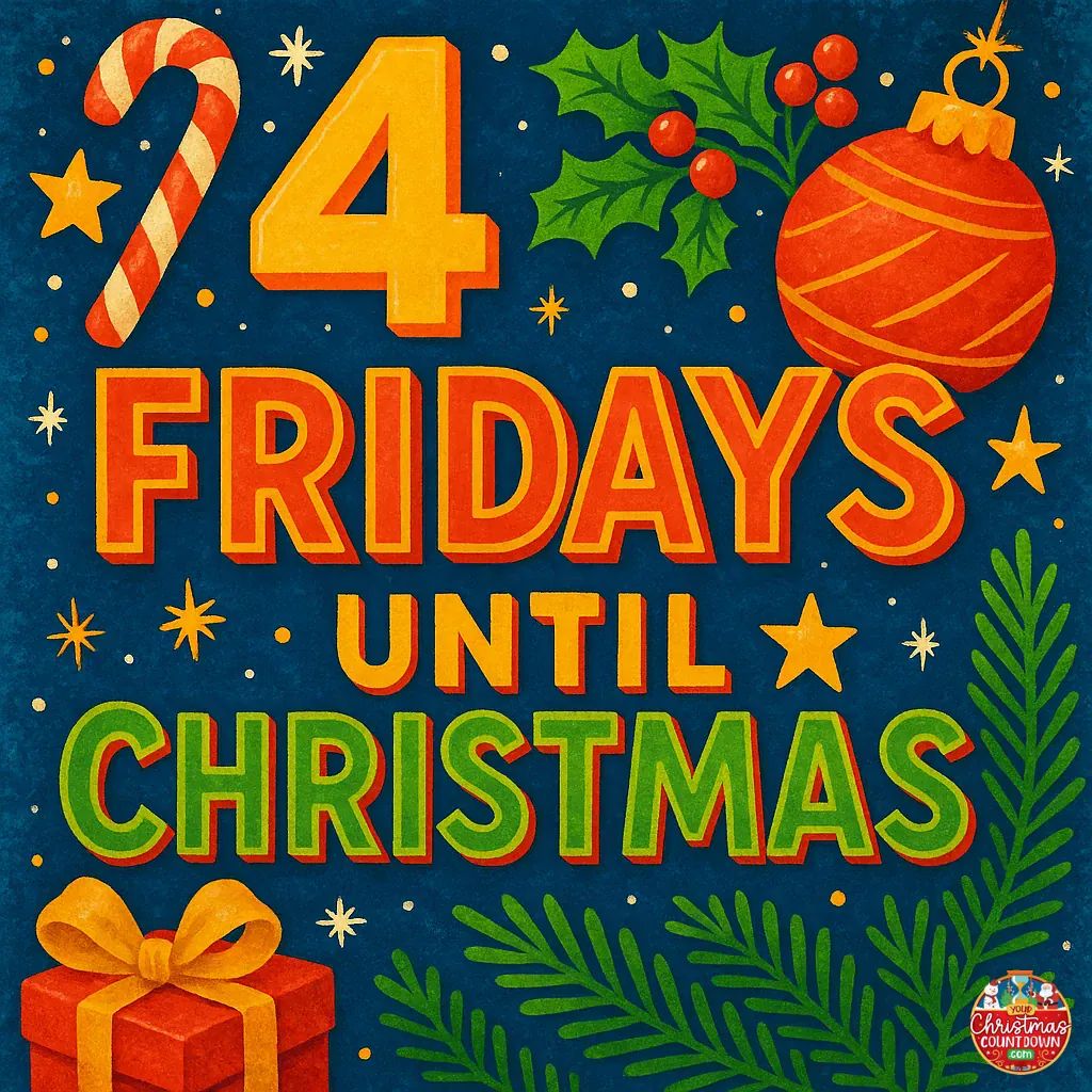 christmas_clock's tweet image. 4 MORE FRIDAYS BEFORE #CHRISTMAS!
🕒 YourChristmasCountdown.com 🎄🎅