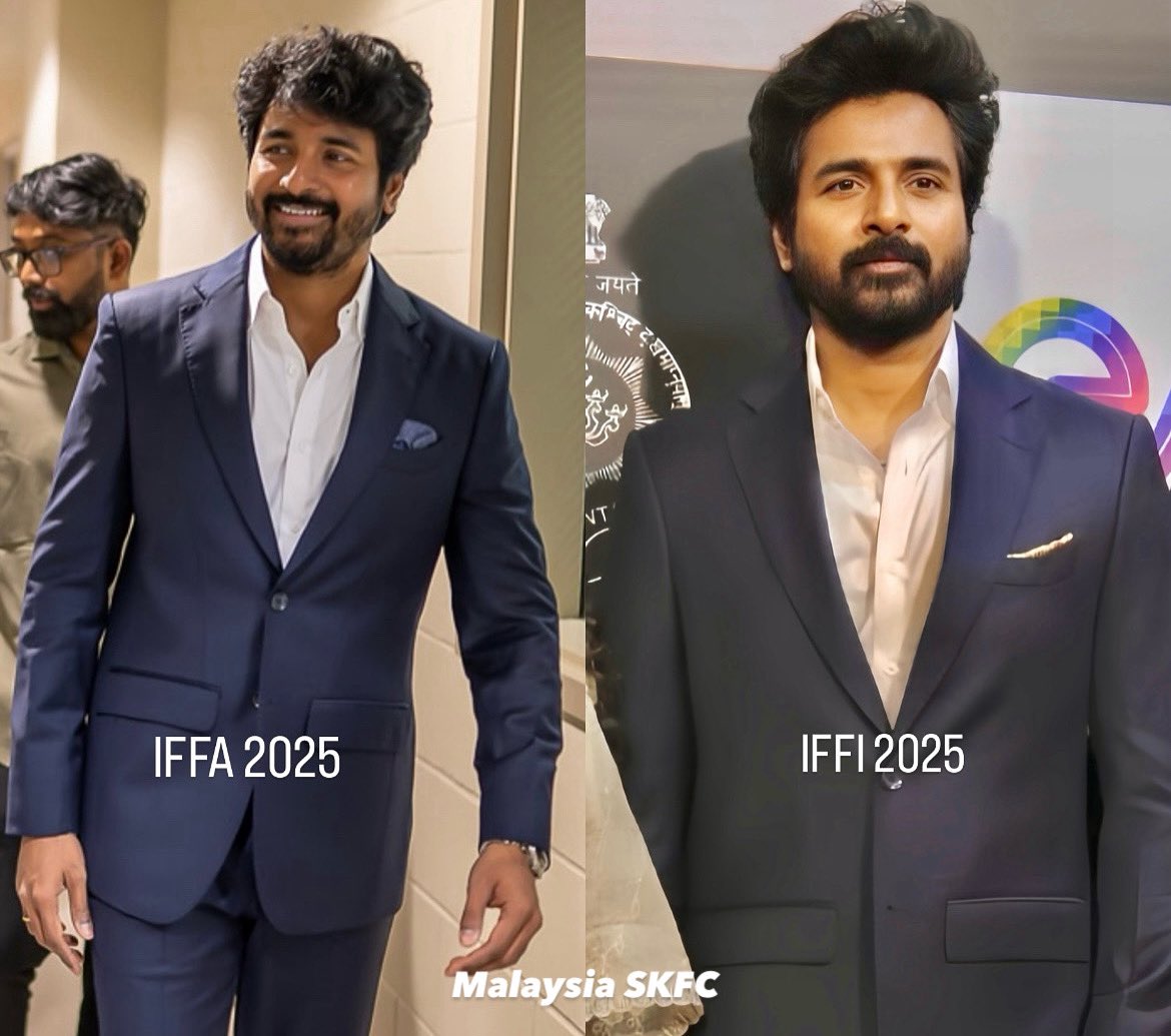 MalaysiaSKFC_'s tweet image. Proud moments : Our king during IFFA &amp;amp; IFFA,Goa for Amaran! 🔥 

#sk #sivakarthikeyan #amaran #malaysiaskfc