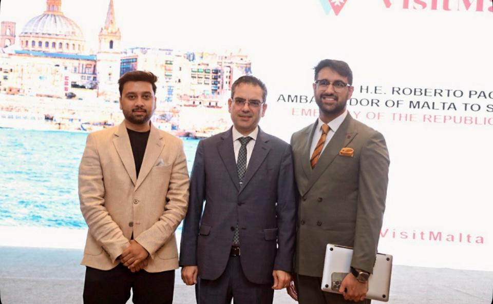MaltainSaudi's tweet photo. The Embassy thanks @aviareps_nl and @VisitMalta for organising the Middle East Travel Caravan #riyadh Roadshow 2025! We are sure this event will help to attract more tourists from #KSA to #Malta. @DeputyPMIanBorg @MFTMalta 🇸🇦🇲🇹 https://t.co/xBURCWoyGW