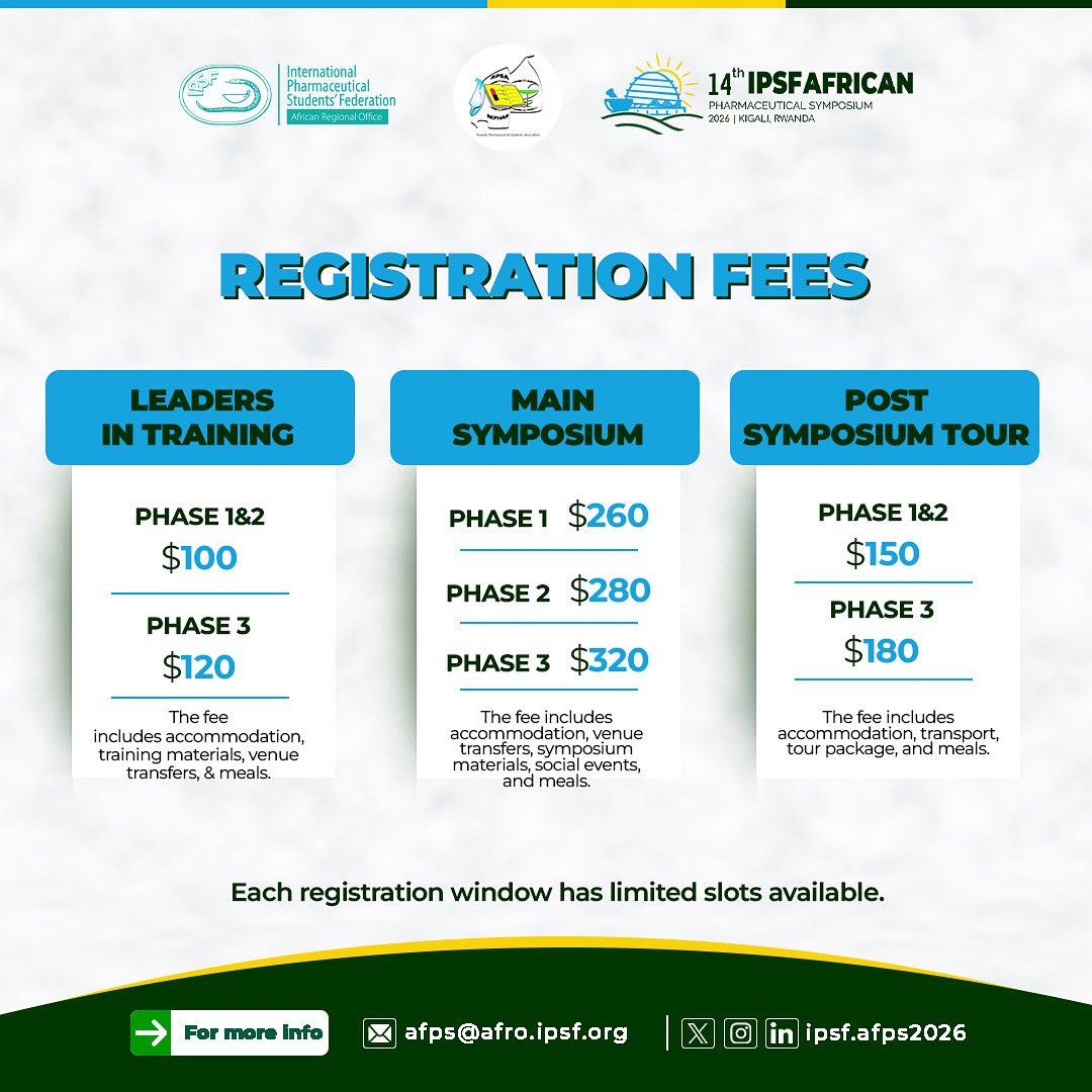 14th IPSF African Pharmaceutical Symposium tweet media