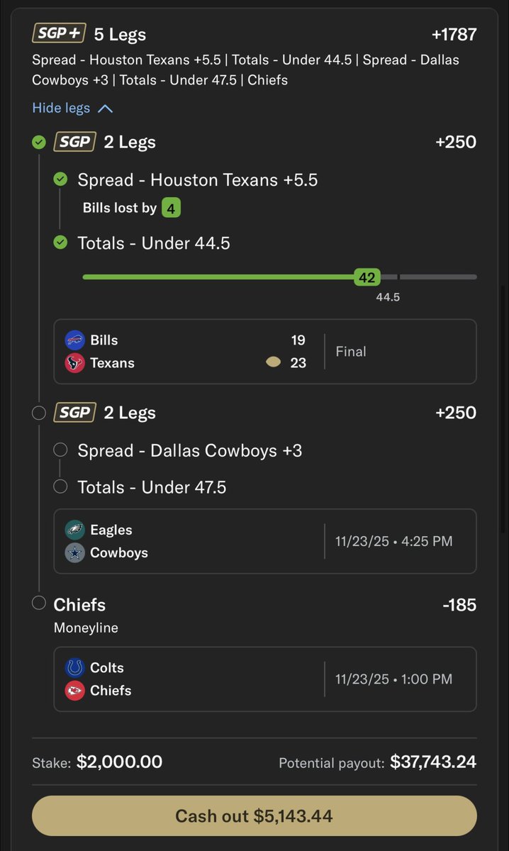 Razor_Lines's tweet photo. I’ve been hitting NFL so hard this season that my fun parlays past two weeks only miss by one leg each. I’ll try the ladder thing again because I really like a matchup this Sunday to start it off.

Week 10, Week 11, Week 12 

#nfl #GamblingX #parlays https://t.co/M6aMAdwPMM