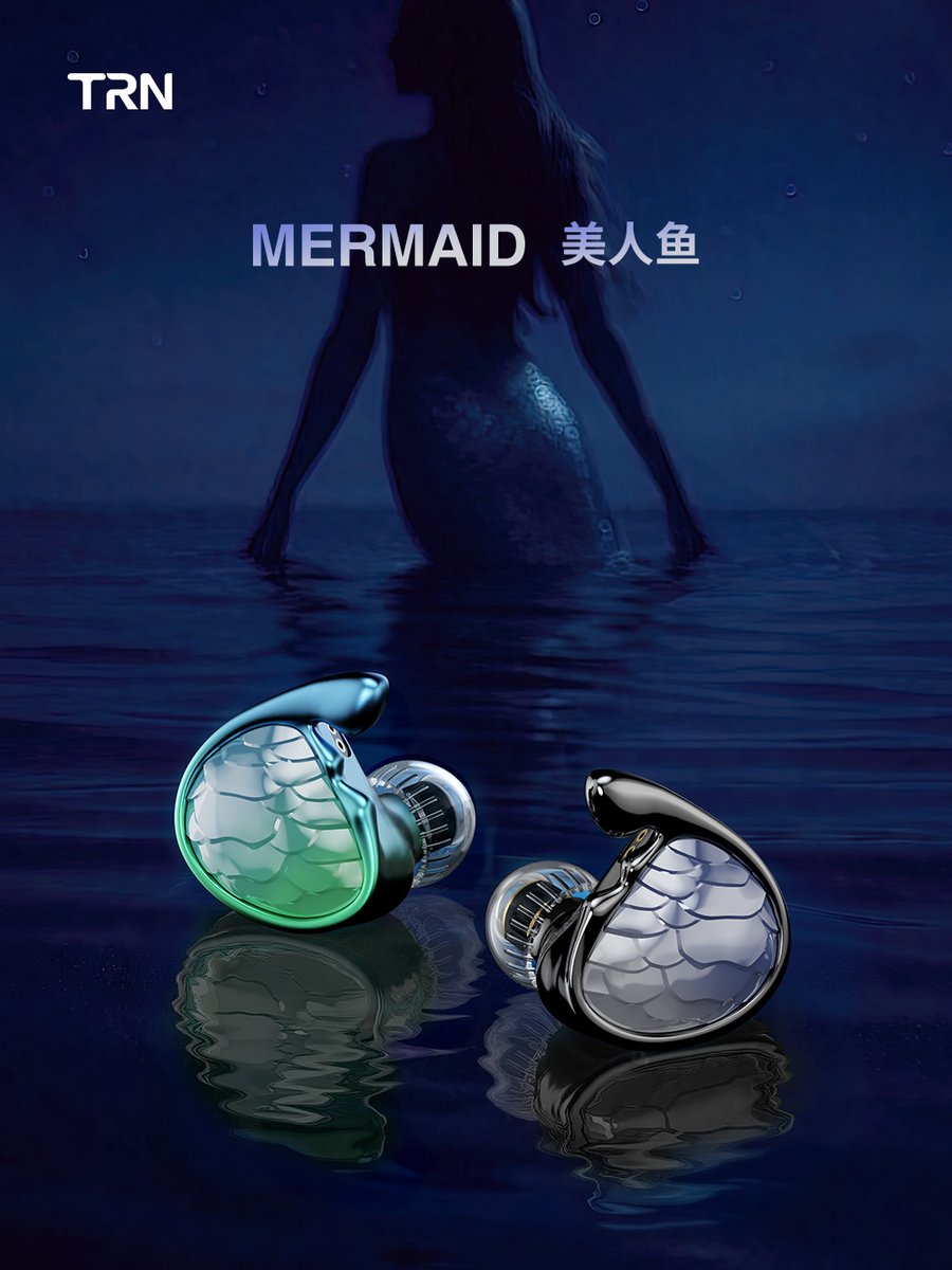 TRN MERMAID Coming Soon ..🥳🥳 #TRN #イヤホン #オーディオ