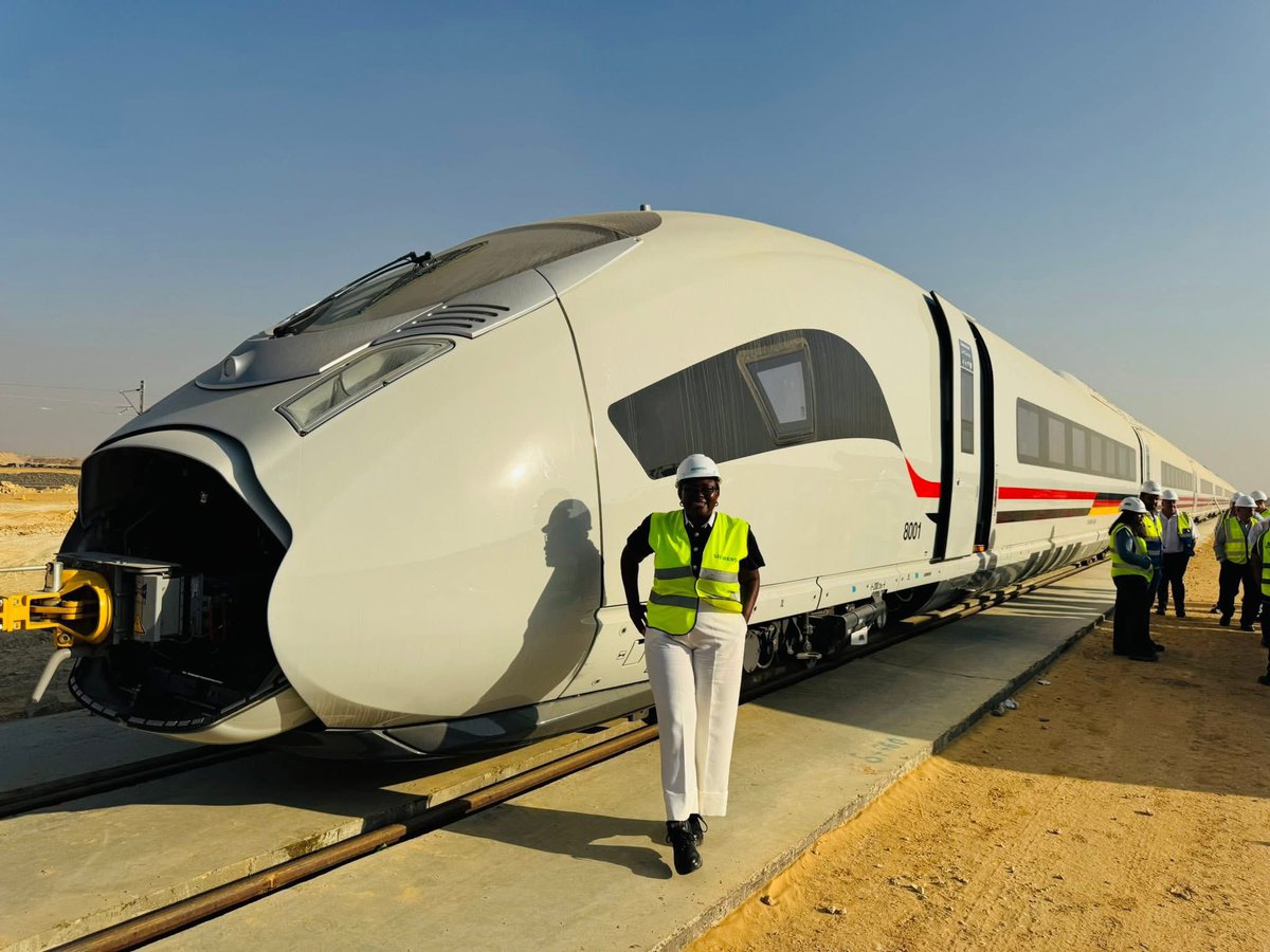 MoiponeMhlongo's tweet photo. As part of the Gauteng Legislature delegation, today we are in Cairo, Egypt benchmarking the speed rail system to inform our Gautrain expansion plans. Exciting times ahead for public transport in Gauteng! #GautrainExpansion #SpeedRail @GPDRT_ #TransportationInnovation https://t.co/3ZpSB8WQ2K