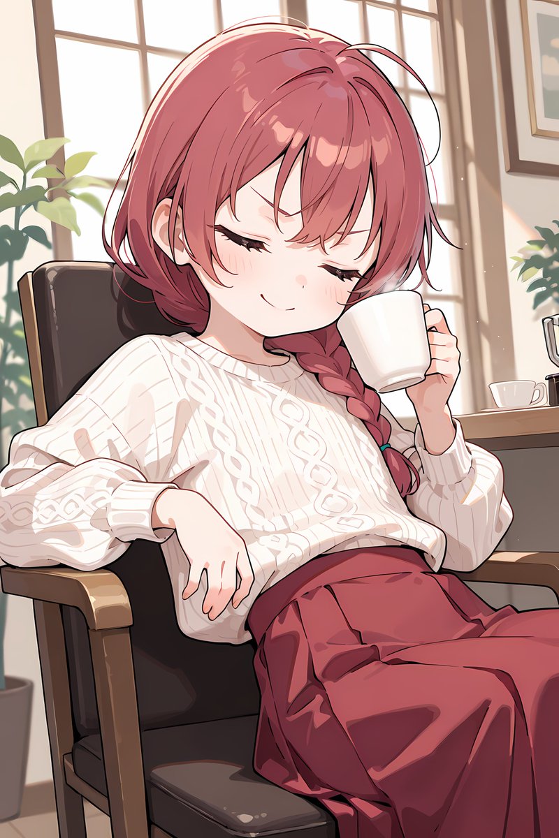 zeroban_noriba's tweet image. ＼企画開催！／
◤☕AI憩いのあのお店🍷◢
テーマは『憩いのお店のワンシーン』
喫茶店やバーなど！
可愛い・格好良い制服姿だけでも参加OK！
くつろぐお客さん側でも大歓迎！

期間：本日～11/24(月) 23:59まで
参加方法は『#AI憩いのあのお店』をつけて引用リポスト✍
お気軽にご参加ください♪