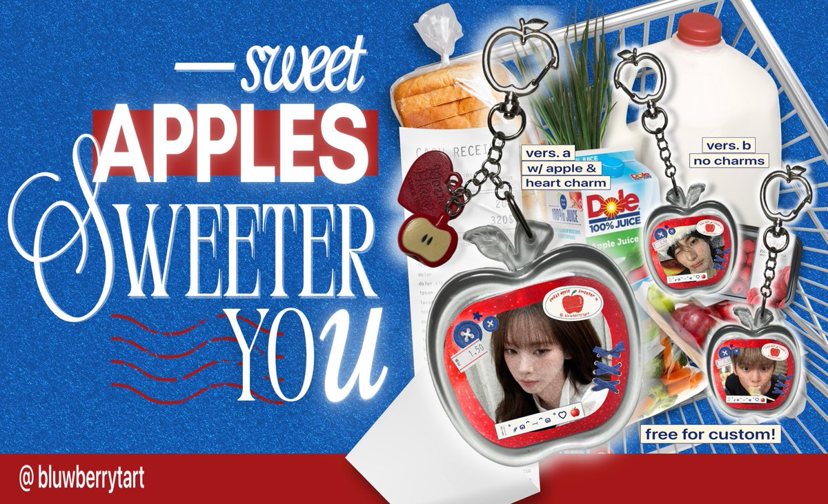 Pre—order Apple Frame keychain. 
( 🍎 ) Sweet Apples, Sweeter yoU <3

꩜ 21/11 — 27/11
꩜ details &amp; order on form below 
📥 bit.ly/SweetApplesSwe…