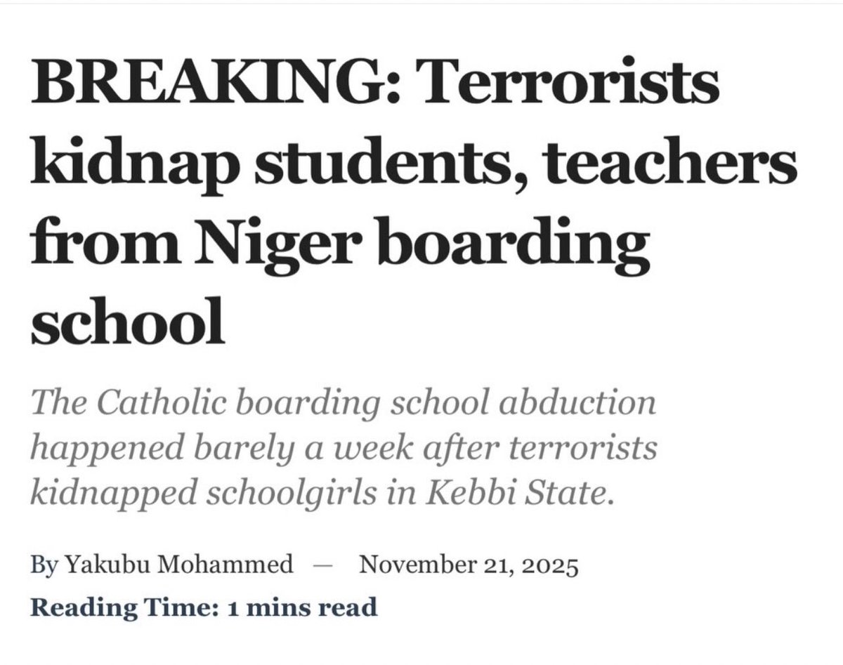 silverpenydr's tweet image. OVER 100 ABDUCTED AGAIN IN NIGER JUST THIS MORNING. DO YOU KNOW HOW INSANE THIS IS 😭