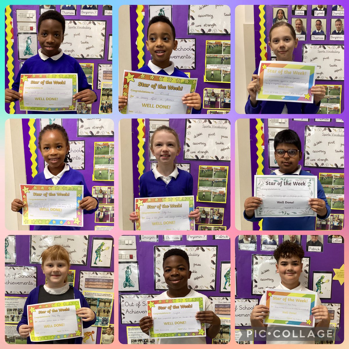 Our Stars of the week💫 Well done for your amazing efforts! 🤩