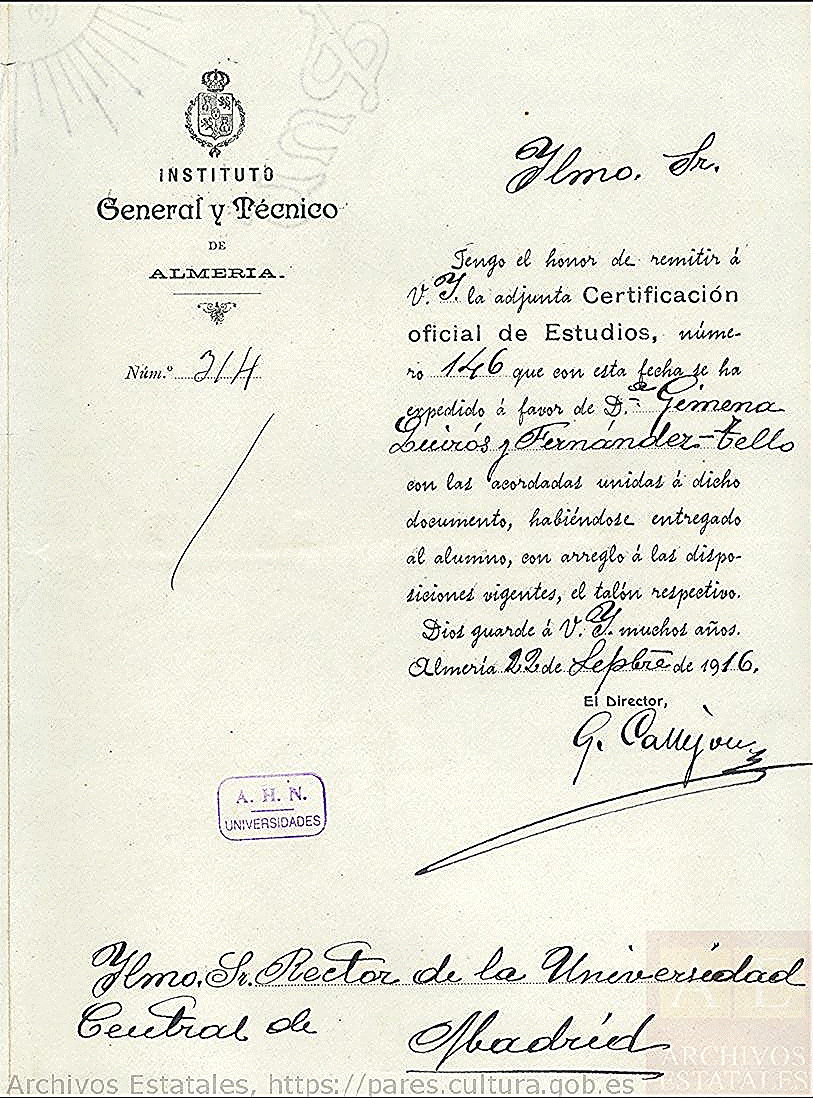 ArchivosEst's tweet photo. 🧐Sabes quién fue Jimena Quirós⁉️
Descubre la vida de la primera oceanógrafa de España a través de los documentos conservados en los Archivos Estatales de @culturagob👇🔗https://t.co/tbJ7IONFF2
#GuíaDeLectura #CIDA @IEOoceanografia @Oceanicas_IEO @FECYT_Ciencia @CienciaGob https://t.co/lDjWLl3d7S