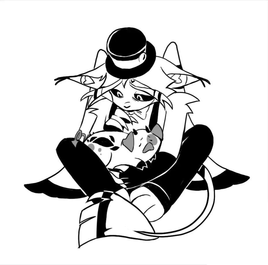 PelmenyaOwO's tweet image. #hazbinhotelseason2 #hazbinhotel #huskerdust