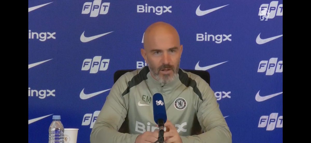 🚨 Maresca has confirmed that Axel Disasi will continue training with the second team — he will not be reintegrated into the first-team squad.

#CFC