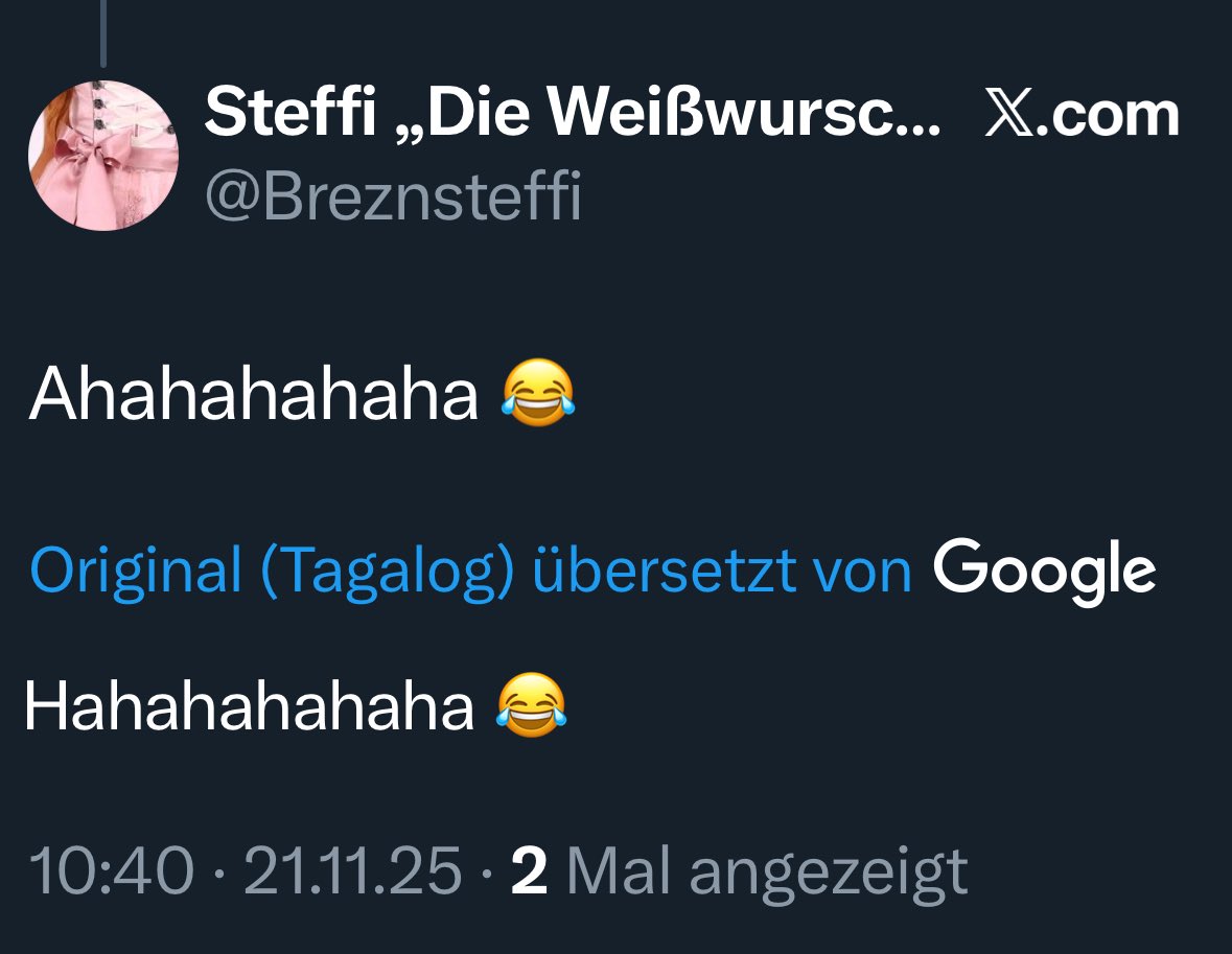 Twitter is so deppert 😂 Aber so kommt auch <a href="/AmaraVeritas/">Birb of Prey 🦜 🇺🇦🇪🇺💚</a> zurecht 🤪🤭