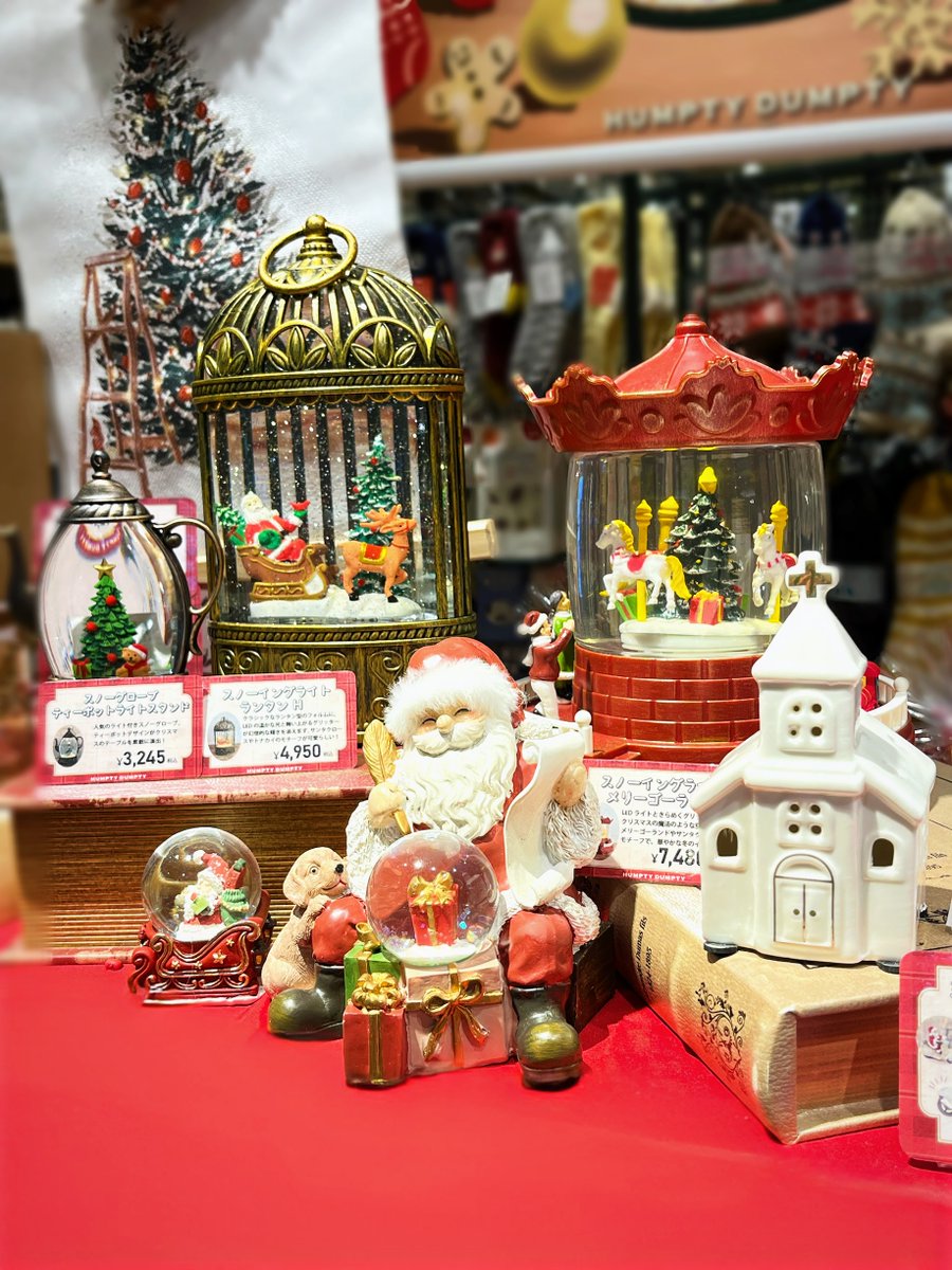 HUMPTYDUMPTY #Xmas #アイテム 🎄 大きな #サンタクロース の置物から