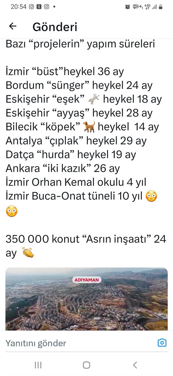 #TekÇıkışSeçim diyenler heykel yapım sürelerinin uzun olmasından rahatsızlar 😄⬇️