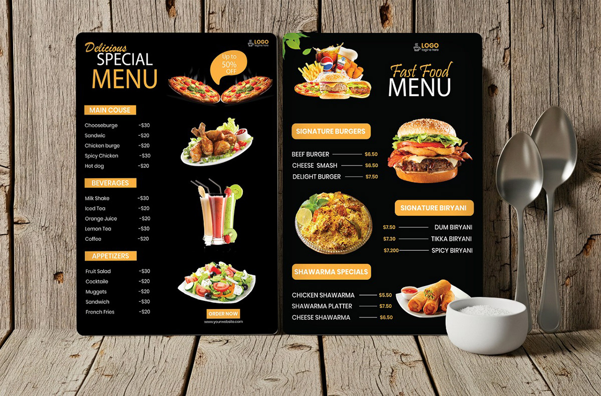 navriexint's tweet image. 🚀 Menu Design that Sells! 📈
Stop letting a bad menu kill your restaurant&apos;s profits.

Check out the full design preview: behance.net/gallery/234497…

DM us if you&apos;re ready to upgrade your sales strategy! 👇

#MenuDesign #Restaurant #Hospitality #Foodie #RestaurantMarketing #Menu
