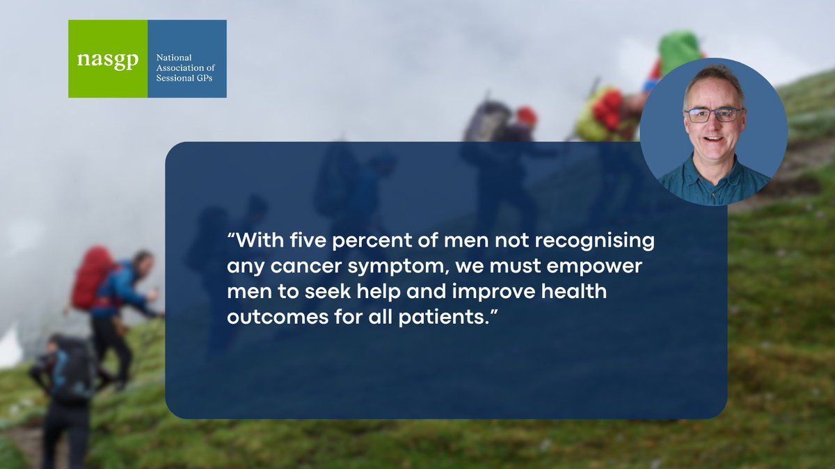 NASGP's tweet image. Welcoming England’s first Men’s Health strategy! Launched Weds

@rafieldhouse @rcgp #TeamGP #GeneralPractice #PrimaryCare #MensHealth