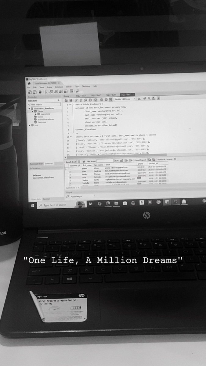 kwame5_nana's tweet image. When your INSERT statements execute flawlessly and the data lands exactly where it should &amp;gt;&amp;gt;&amp;gt;&amp;gt; 
#MySQL