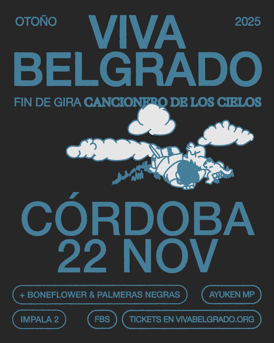fbsalmorejo's tweet photo. Mañana @vivabelgrado cierran en Córdoba una tanda de 11 shows seguidos por la Península en el penúltimo concierto de la era Cancionero, disco que les ha llevado a girar por 13 países a lo largo de todo el globo. 

📍Impala Sala 2
⏰ Puertas 20h
🎟️ https://t.co/2U8tCymsp7 https://t.co/31fwJ8sz3M
