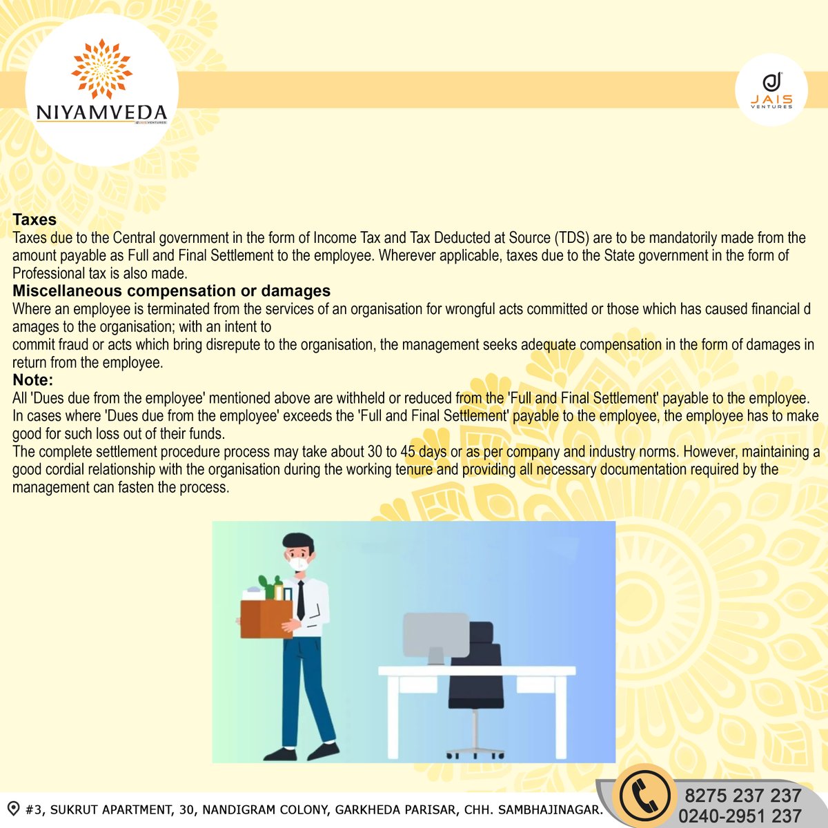 niyamveda's tweet image. Full and Final Settlement 
#professionaltaxservice #payrollsupport
#payrollsolutions #payrollservice #humanresources #humanresourcesmanagement #humanresourcesconsulting #humanresourcesconsulting