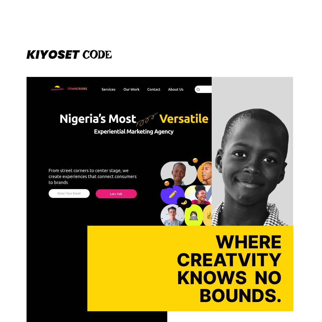 kiyosetcode's tweet image. From idea → design → development → launch

Kiyosetcode for Towncriers
 towncriersng.com