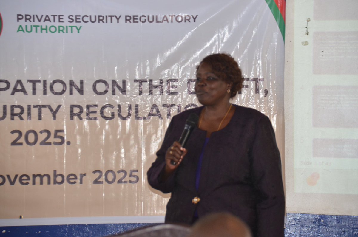 Private Security Regulatory Authority tweet media