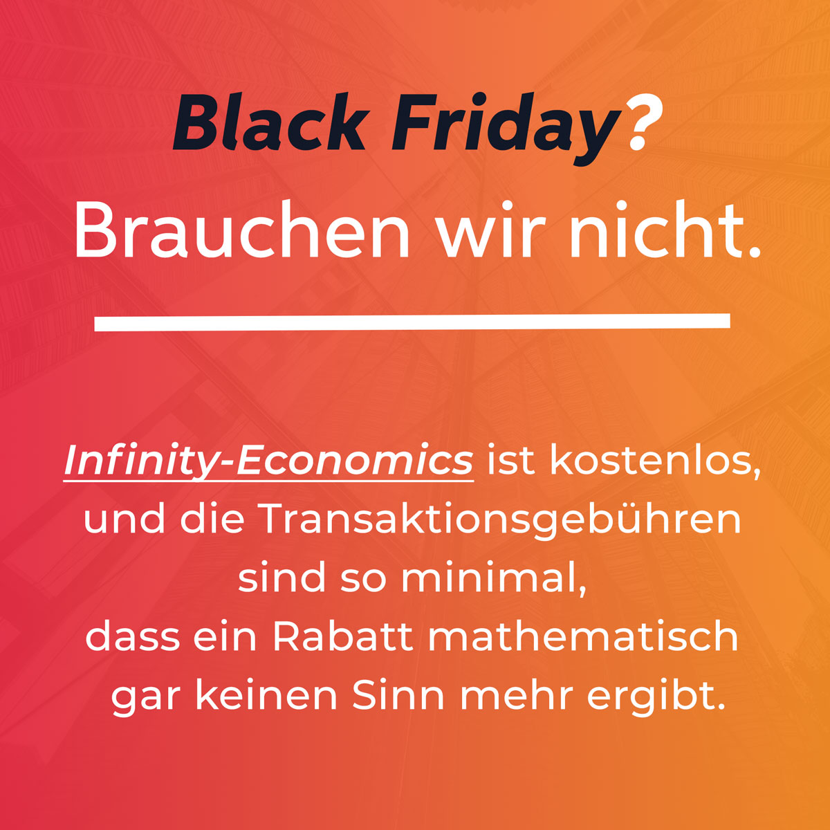 ieCommunity's tweet image. #InfinityEconomics #nativeBlockchain #Blockchain #XIN #BlackFriday