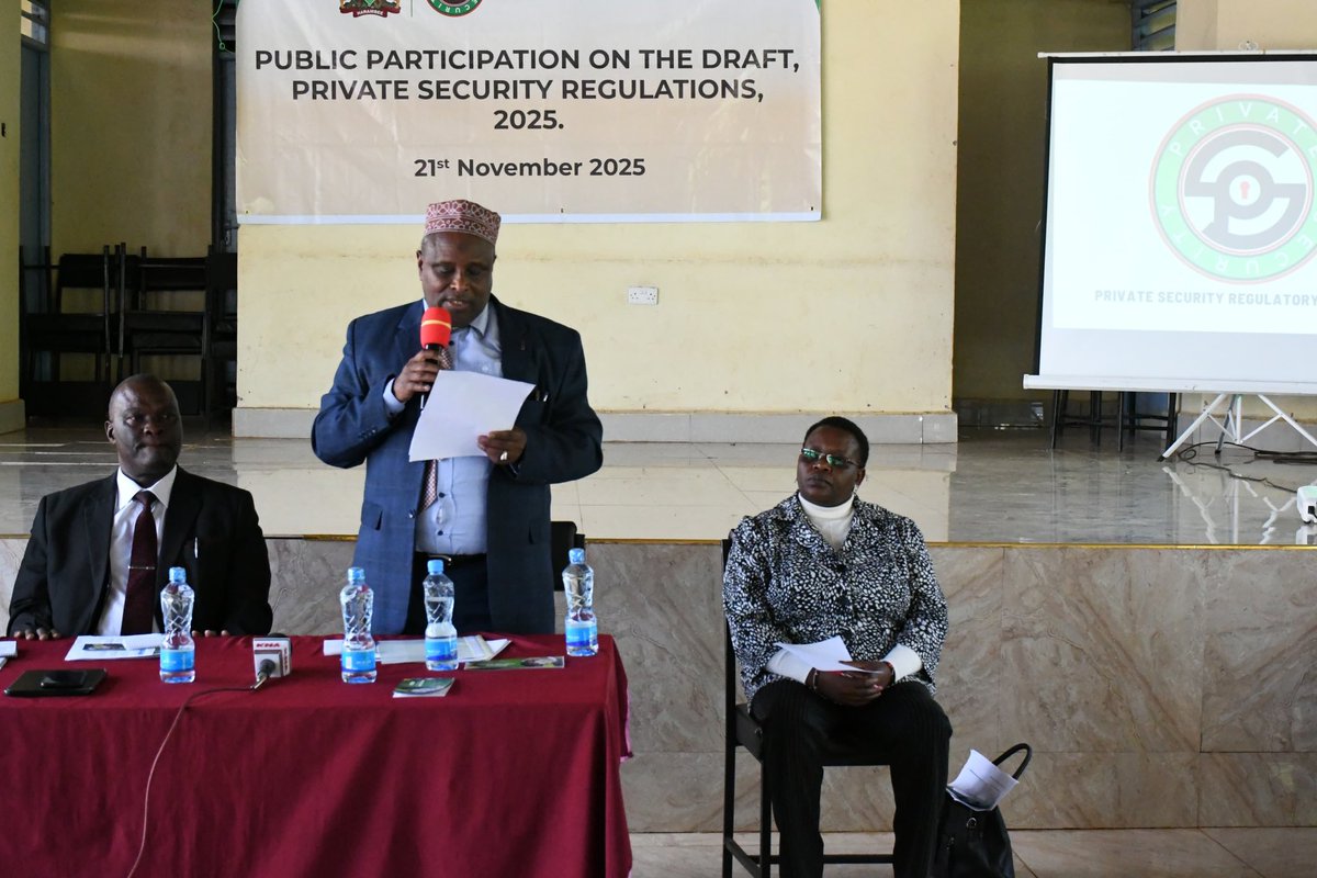 Private Security Regulatory Authority tweet media