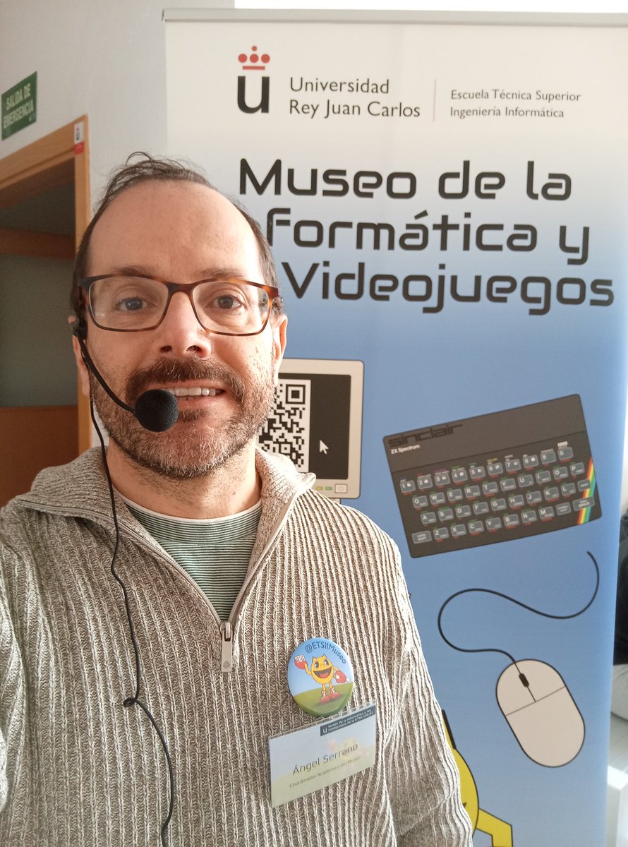 ETSIIMuseo's tweet photo. Todo listo para una nueva jornada de visitas guiadas a nuestro #Museo. Se espera que pasen por aquí más de 100 estudiantes de Bachillerato hoy #Informática #Videojuegos #URJC #YoSoyURJC https://t.co/pbHh0b1ngJ