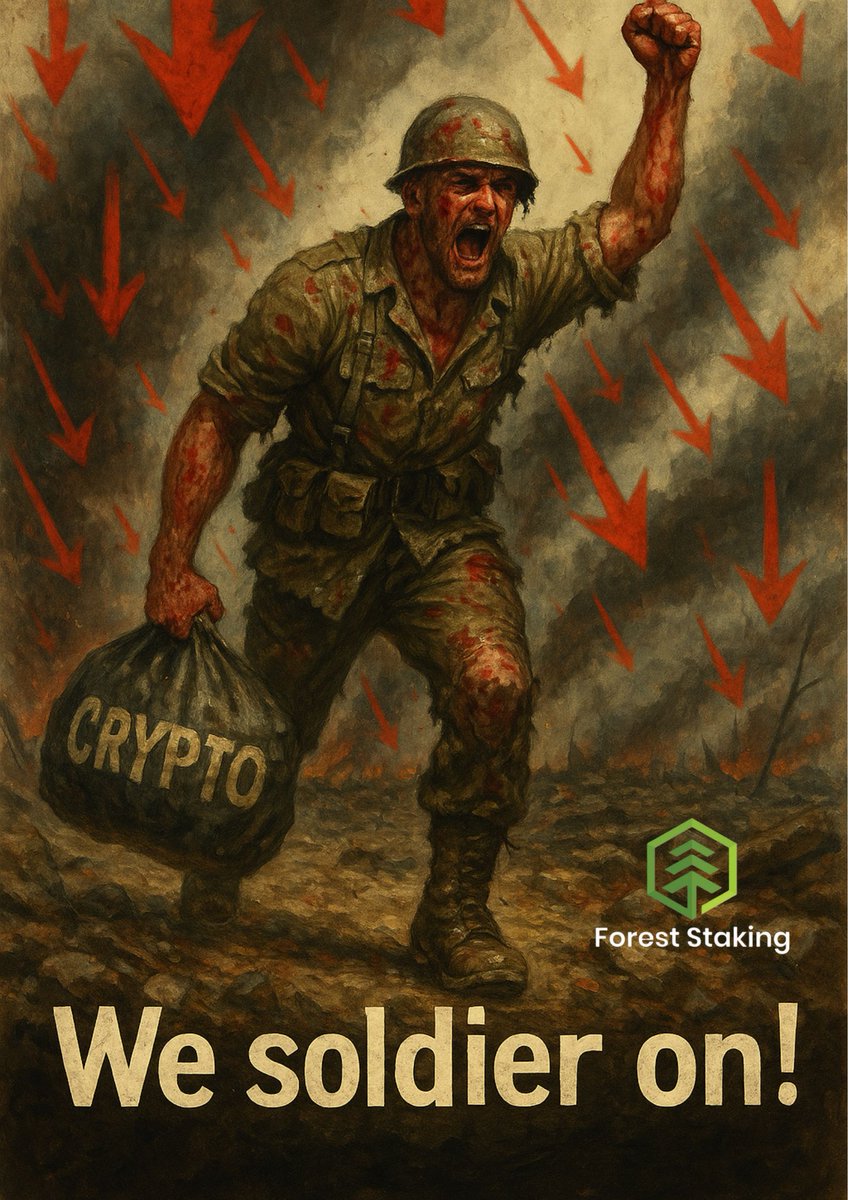 ForestStaking's tweet image. When the market burns, the Forest stands firm.

We’ve marched through worse and come out stronger every time.
Running infra, securing networks, building through the chaos - that’s what Forest does.

We soldier on! ⚔️🌲