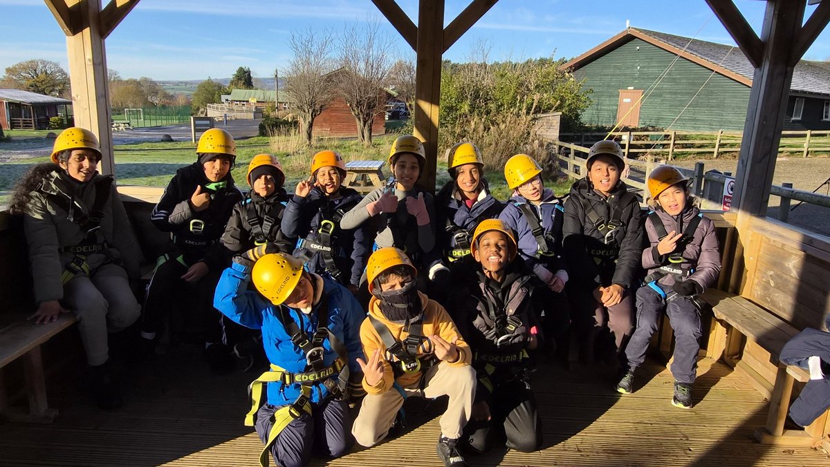 Group 4 ready for the first and last activity of the day!