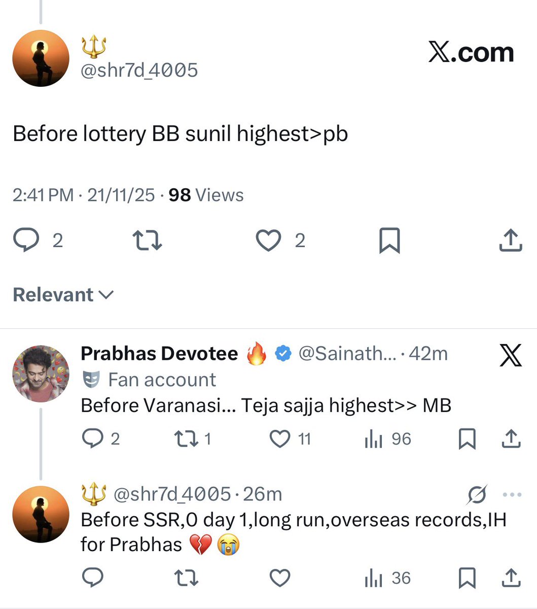 UrsPrincePrvn's tweet image. PB fans evaru rply evvaledhu nti