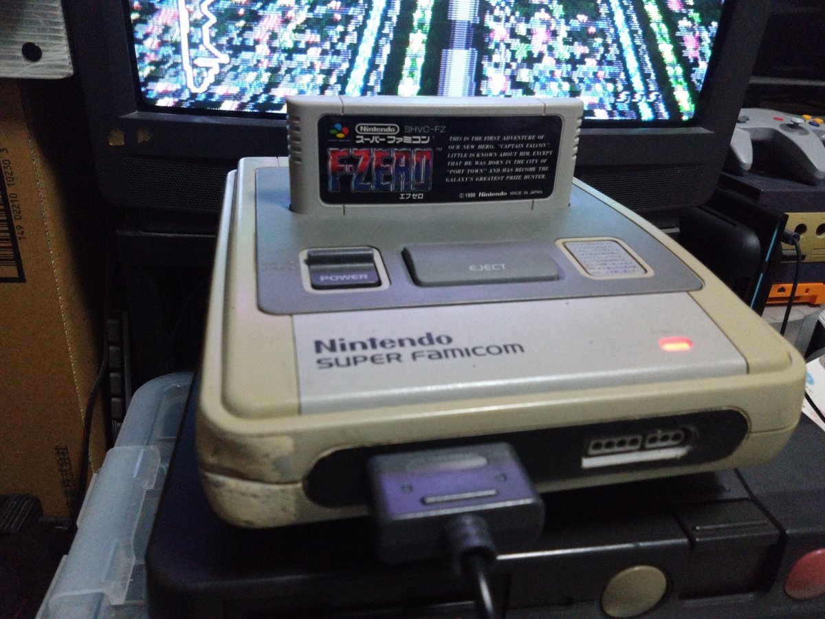 スーパーファミコン35周年(o・ω・o)ﾝﾒﾃﾞﾃｪ 当時F-ZEROが遊びたくて買っ