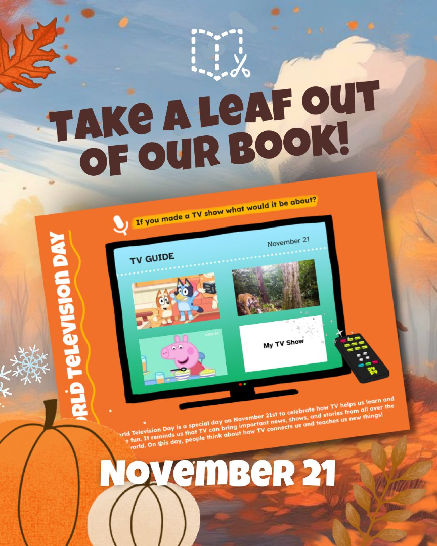 BookCreatorApp's tweet image. Happy World Television Day!

TV connects us and teaches us new things. If you made a TV show, what would it be about? Design your own My TV Show!

📺 Remix it now—link in bio!