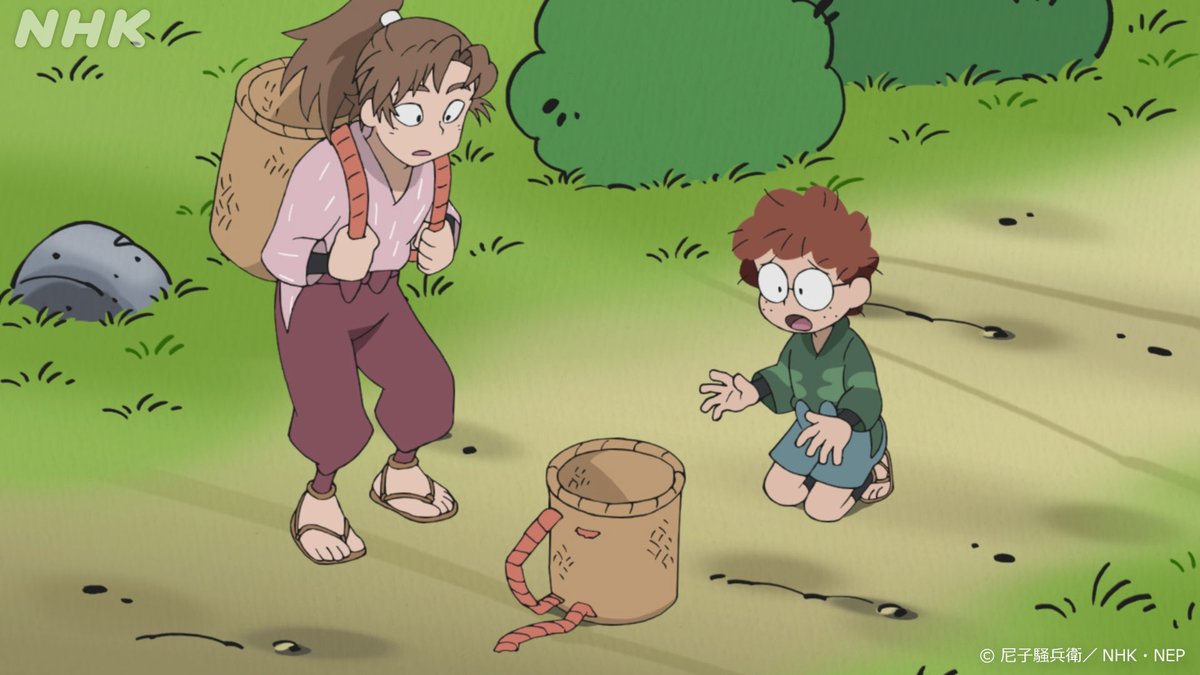nhk_animeworld's tweet image. 来週の #忍たま は

24(月) 同室の心配の段
25(火) 決断力と無自覚の段
26(水) 美しい風魔の里の段
27(木) 戸部先生に会いたくての段
28(金) 予算を出すの段

食満先輩と乱太郎と伊作先輩で薬草とり！
その帰り道、食満先輩はあることに気づき…

web.nhk/tv/an/nintama/…